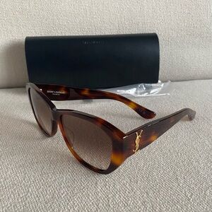 Saint Laurent Tortoise Shell Sunglasses